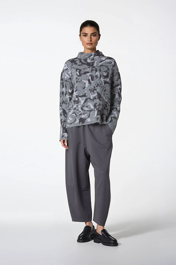Trousers 324 - Organic Cotton-Yak Jersey - 970ASPHALT - 10230710079