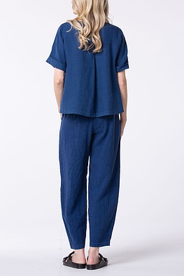 Trousers 326 - 100 % Linen - 460AZURE - 10230110099