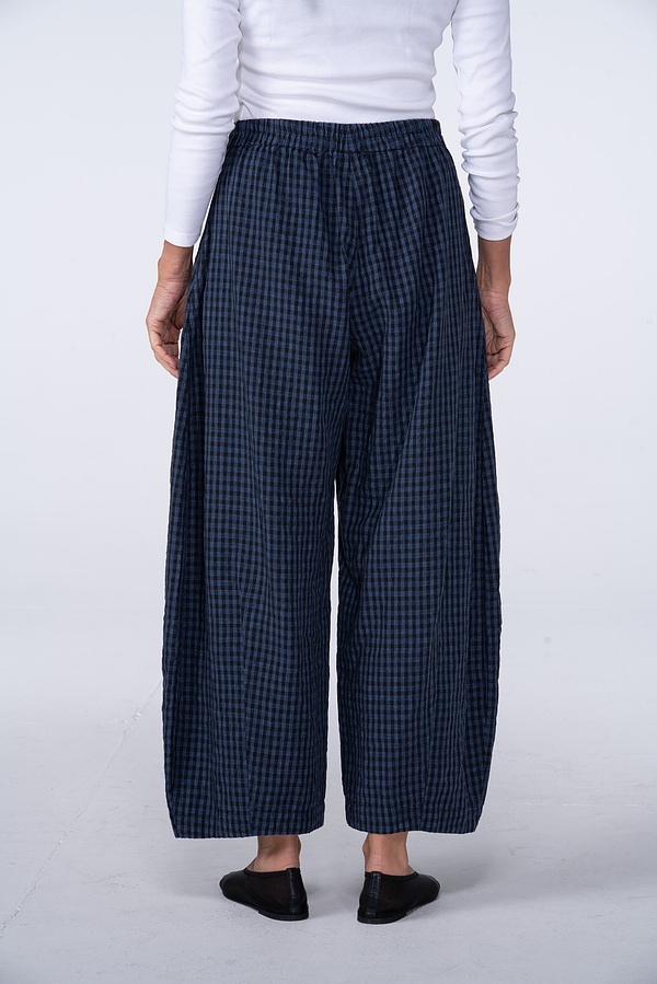 Trousers 518 wash - Linen Cotton Gingham Check Delavé - 570DENIM - 10250110085