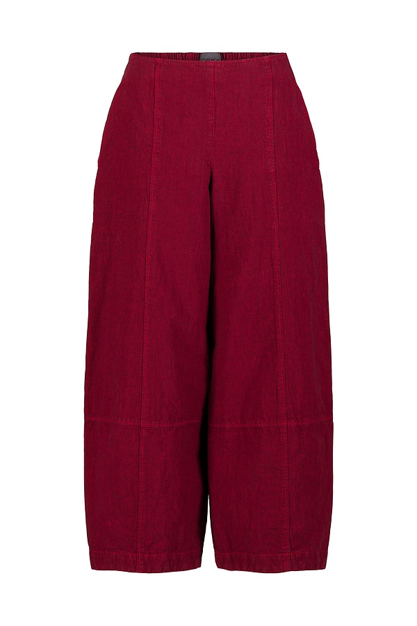 Trousers 522 - Linen Cotton Houndstooth - 350DAHLIA - 10250110097