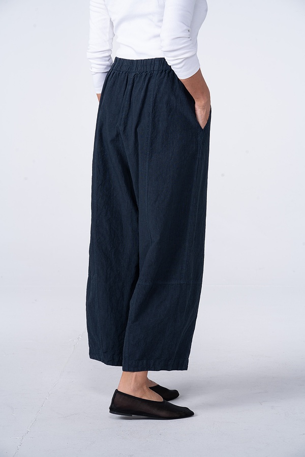 Trousers 522 - Linen Cotton Houndstooth - 570DENIM - 10250110097