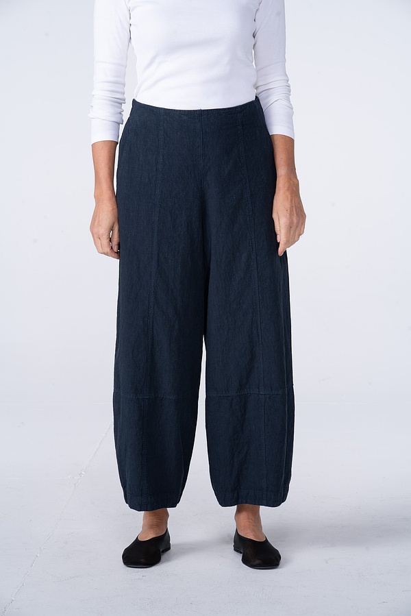 Trousers 522 - Linen Cotton Houndstooth - 570DENIM - 10250110097