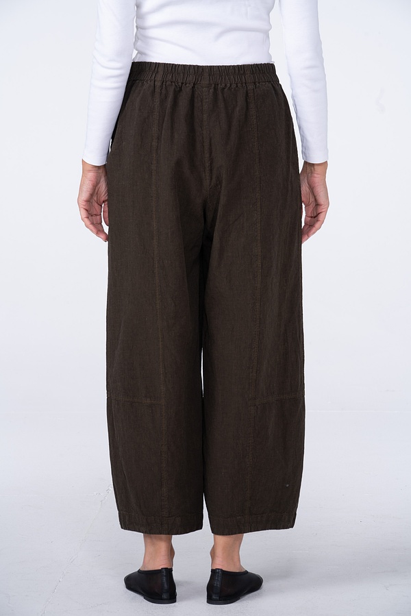 Trousers 522 - Linen Cotton Houndstooth - 780IVY - 10250110097