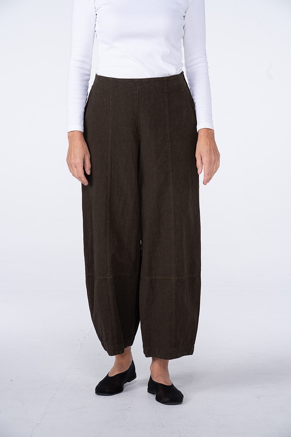 Trousers 522 - Linen Cotton Houndstooth - 780IVY - 10250110097