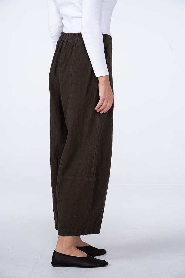 Trousers 522 - Linen Cotton Houndstooth - 780IVY - 10250110097