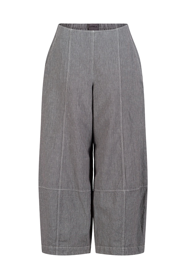 Trousers 522 - Linen Cotton Houndstooth - 910GLASS - 10250110097