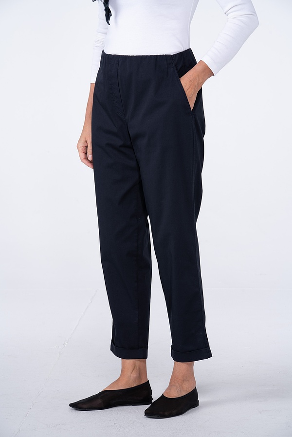 Trousers 525 - Gabardine Superstretch - 490NAVY - 10250110100