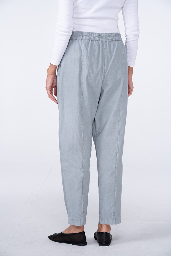 Trousers 529 - Fine Pinstripe Herringbone on Cotton Blend - 522VAPOUR - 10250110104