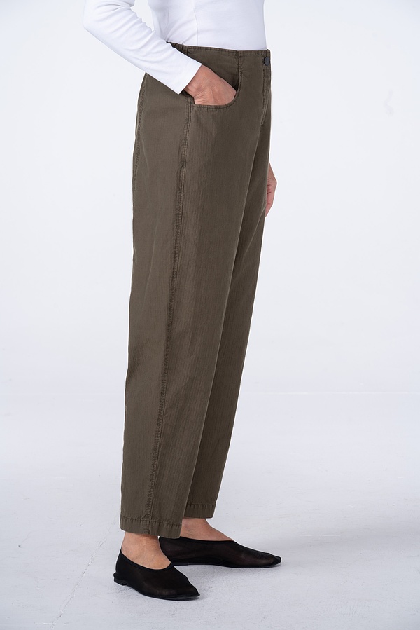 Trousers 529 - Fine Pinstripe Herringbone on Cotton Blend - 782IVY - 10250110104