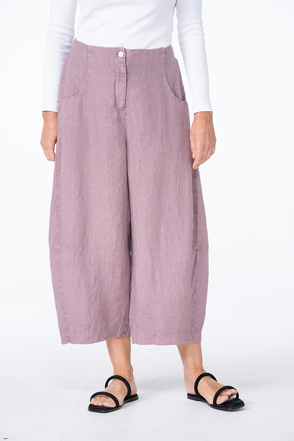 Trousers 530 - Pure Linen - 332ROSEWOOD - 10250110105