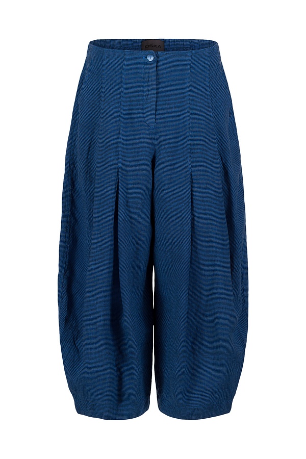 Trousers 531 - Small Gingham Check on Pure Linen - 440HEAVEN - 10250110143