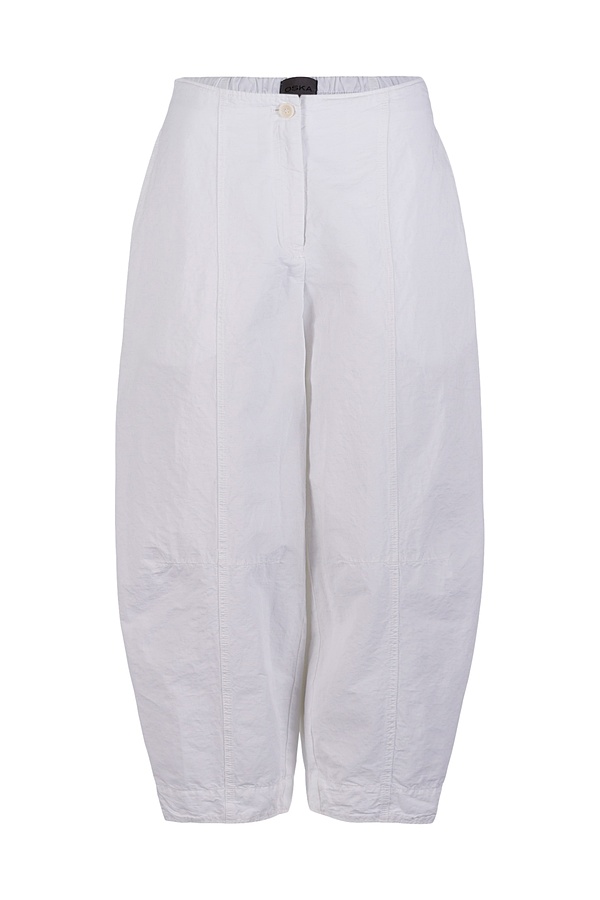 Trousers 534 - Cotton Linen Twill - 100WHITE - 10250110133