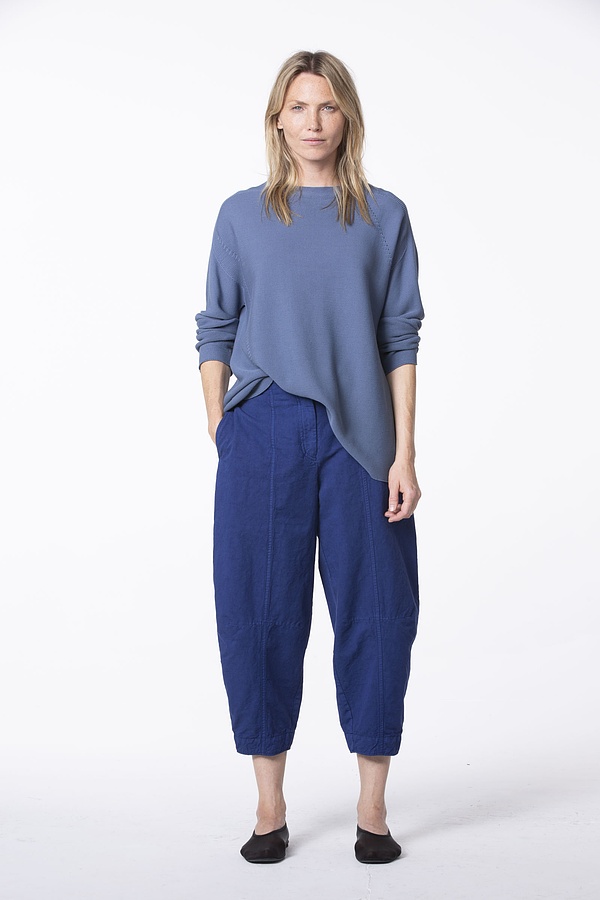 Trousers 534 - Cotton Linen Twill - 470ECLIPSE - 10250110133