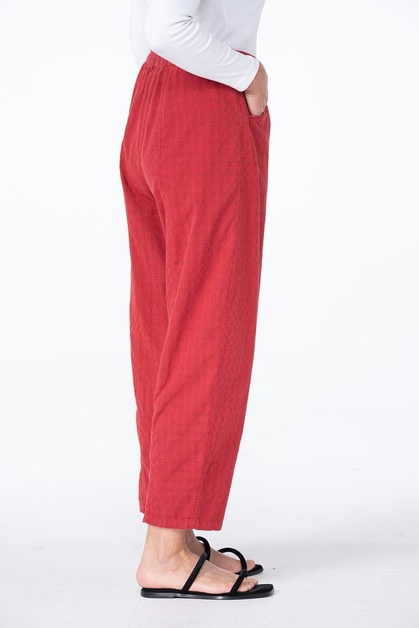 Trousers 541 - Two-tone Dobby in Pure Cotton - 350DAHLIA - 10250110140
