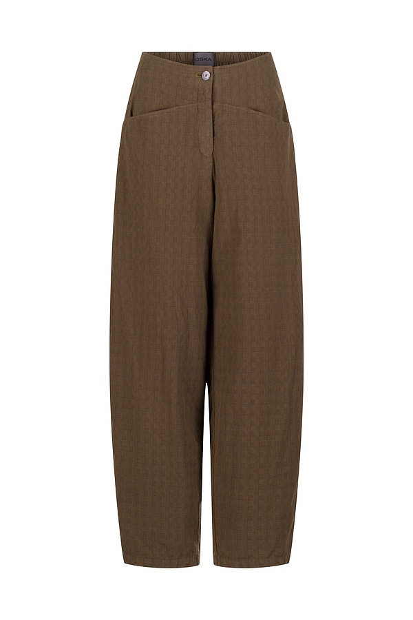 Trousers 541 - Two-tone Dobby in Pure Cotton - 780IVY - 10250110140