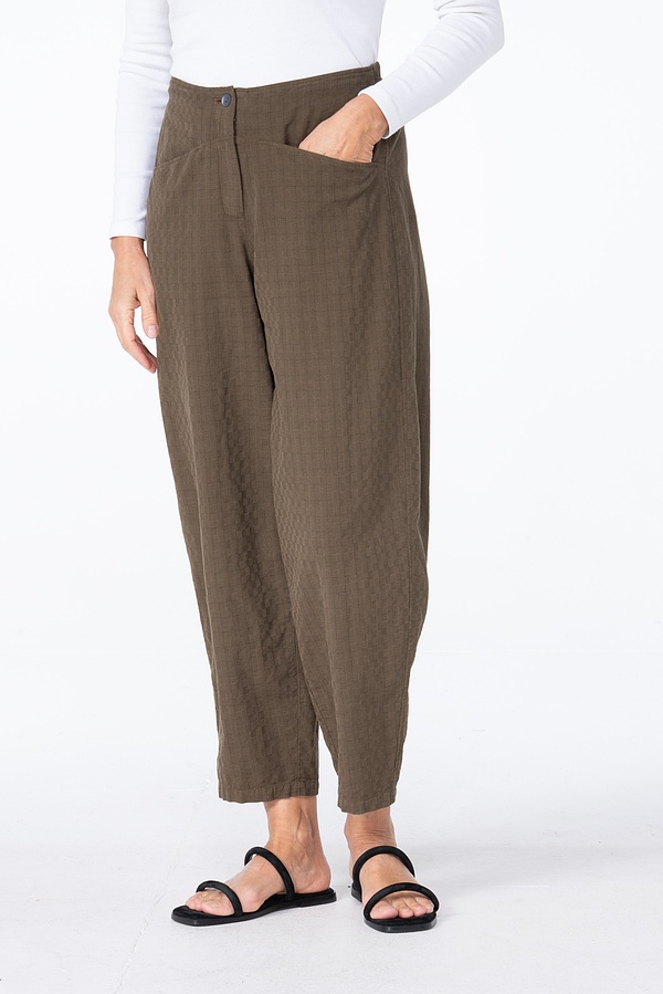 Trousers 541 - Two-tone Dobby in Pure Cotton - 780IVY - 10250110140