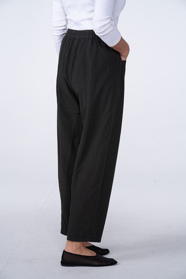 Trousers 541 - Two-tone Dobby in Pure Cotton - 790TEAK - 10250110140