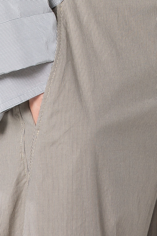 Trousers 544 - Fine Stripes on Popelin Stretch - 830GRIT - 10250110151