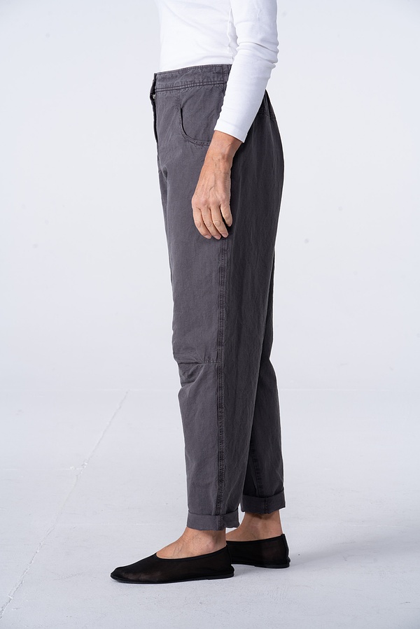 Trousers 549 - Cotton Linen Twill - 882METAL - 10250110166