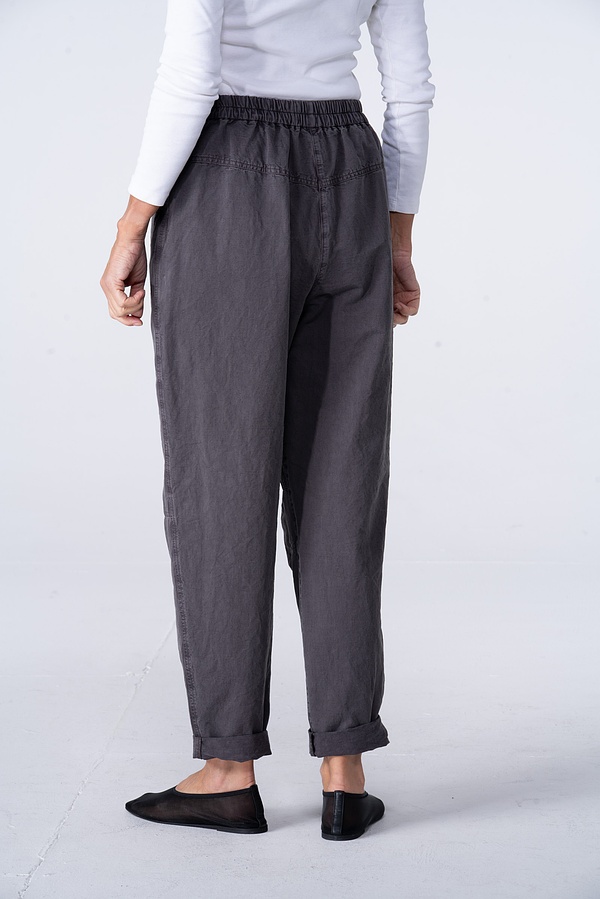 Trousers 549 - Cotton Linen Twill - 882METAL - 10250110166