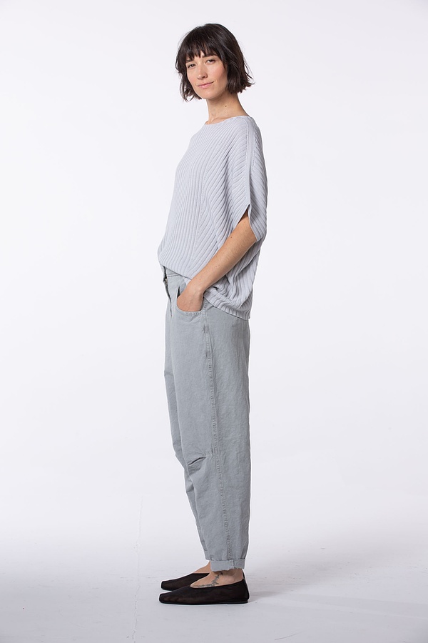 Trousers 549 - Cotton Linen Twill - 912GLASS - 10250110166