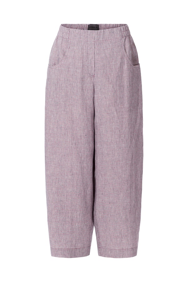 Trousers Ariaane / 100% Linen 360MAUVE