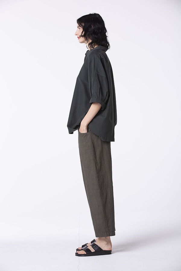 Trousers Coloora / Cotton-Linen Blend 772KHAKI