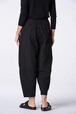 Trousers Flaada / Cotton - Double Pinstripe 990BLACK