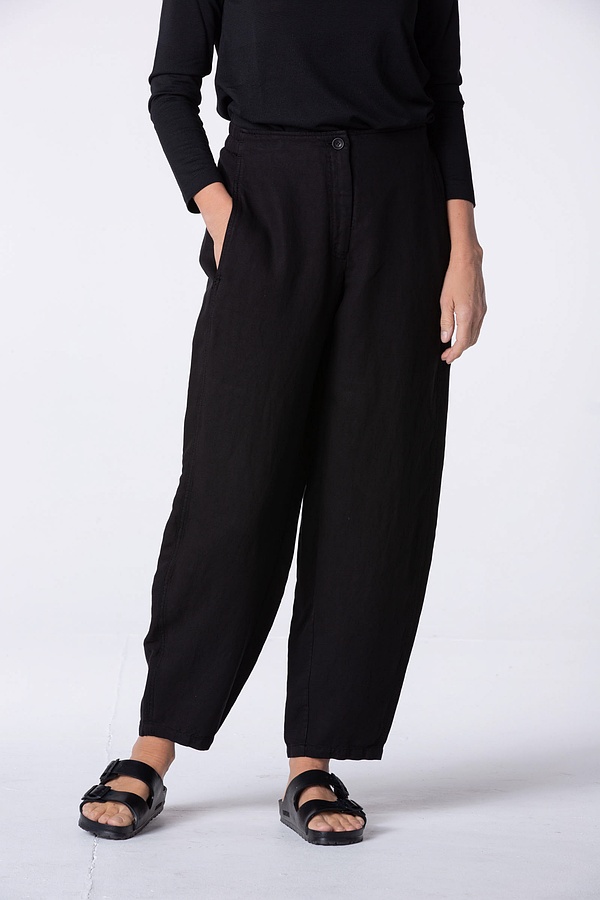 Trousers Floora / Tencel™ Lyocell-Linen Blend 990BLACK