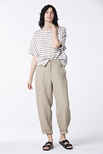 Trousers Griita wash / Cotton-Linen Blend 830SAND