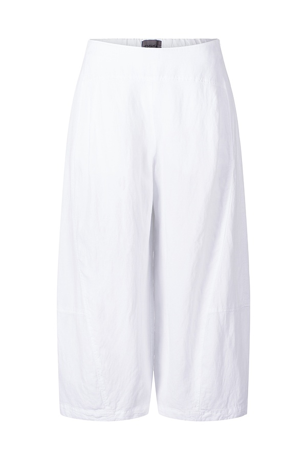 Trousers Phinee / Tencel™ Lyocell-Linen Blend 100WHITE