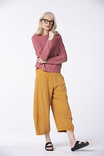 Trousers Phinee / Tencel™ Lyocell-Linen Blend 232SAFFRON