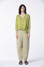 Trousers Steja 323 wash 740PISTACHIO