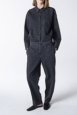Trousers Zazil / Elastic Black Denim 990BLACK