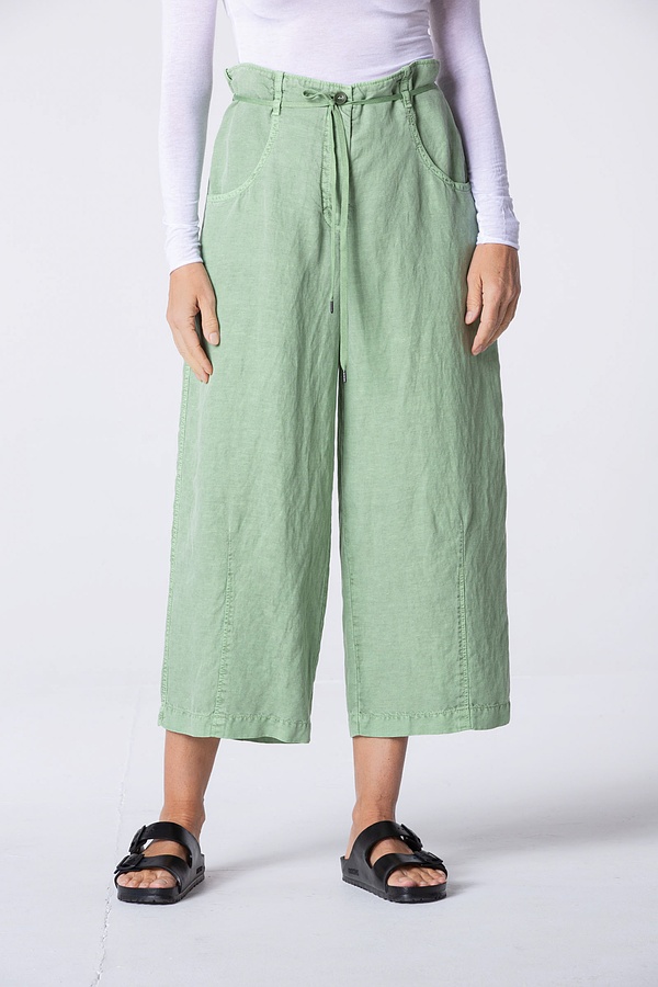 Trousers Zoora / Tencel™ Lyocell-Linen Blend 642GREEN
