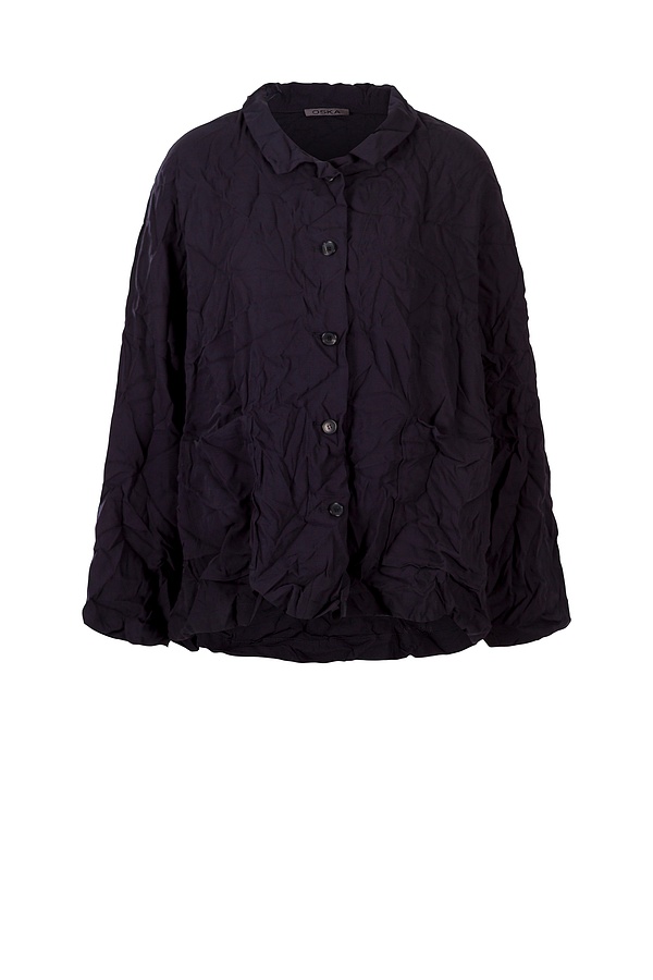 Jacket 413 Plissee 490NAVY