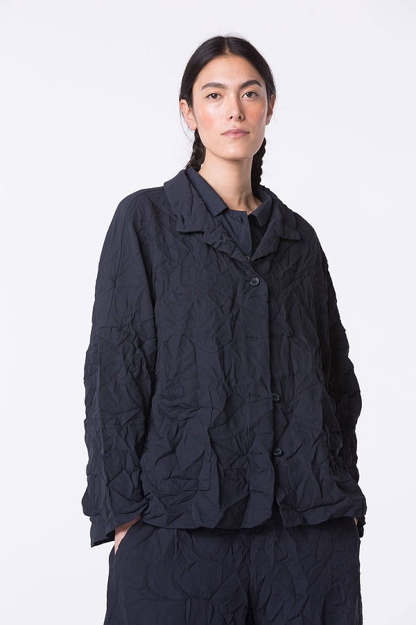 Jacke 413 Plissee 490NAVY